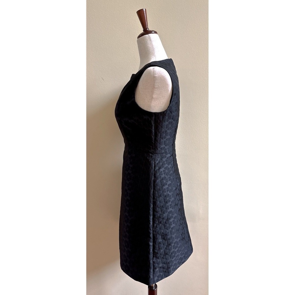 Kate Spade A-line Size 0 jacquard dress Black - Picture 4 of 11